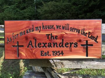 Wooden Signs with Sayings and Scriptures - Custom Made by Wood Signs of Gatlinburg