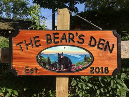 Wooden House Plaques - Perfect Personalized Cabin Signs