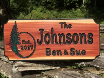 Carved Wooden Signs Made to Order by Wood Signs of Gatlinburg Sign Shop