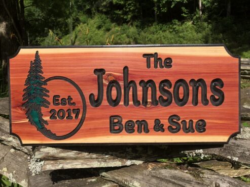 Carved Wooden Signs Made to Order by Wood Signs of Gatlinburg Sign Shop