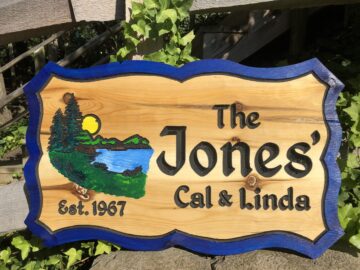 Personalized Wooden Sign for House or Vacation Home