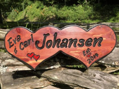 Indoor and Outdoor Wood Signs for Home -Name Sign for Home Decor
